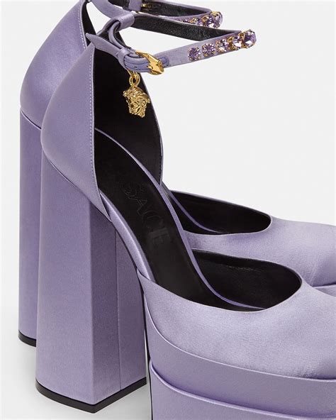 versace la medusa slides|Versace double platform pumps medusa.